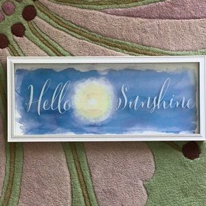 Hello Sunshine wall art